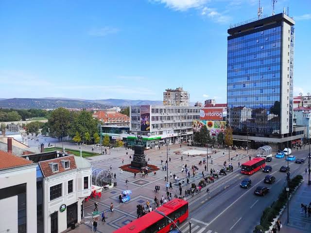 Centar Niša i Trg kralja Milana