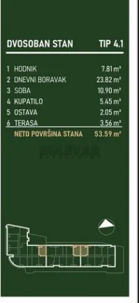 Dvosoban stan — Palilulska — fotografija 7