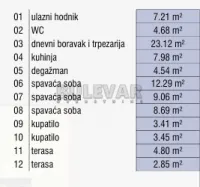 Više od tri spavaće sobe stan — Božidarčeva — fotografija 3