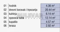 Dvosoban stan — Božidarčeva — fotografija 8