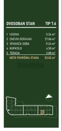 Dvosoban stan — Palilulska — fotografija 3