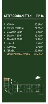 Više od tri spavaće sobe stan — Palilulska — fotografija 3
