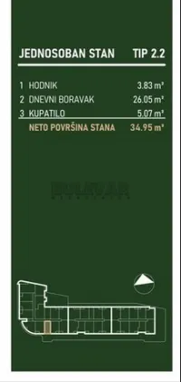 Jednosoban stan — Palilulska — fotografija 7