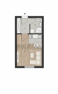 Garsonjera - Studio stan — Brzeće — fotografija 2