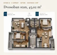 Dvosoban stan — Булевар Светог Пантелејмона — fotografija 4