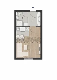 Garsonjera - Studio stan — Brzeće — fotografija 2