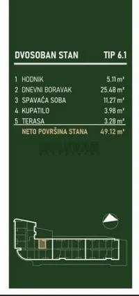 Dvosoban stan — Palilulska — fotografija 4