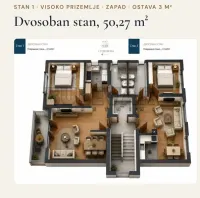 Dvosoban stan — Булевар Светог Пантелејмона — fotografija 4