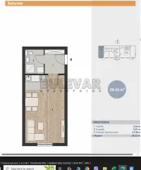 Garsonjera - Studio stan — Brzeće — fotografija 3