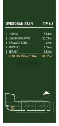 Dvosoban stan — Palilulska — fotografija 3