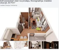 Jednosoban stan — Sokobanja — fotografija 4