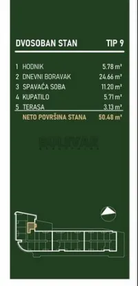 Dvosoban stan — Palilulska — fotografija 2