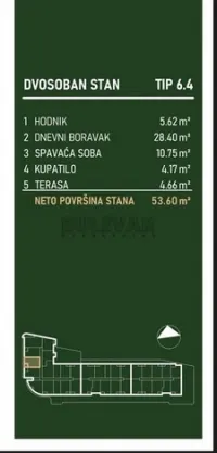 Dvosoban stan — Palilulska — fotografija 3