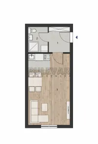 Garsonjera - Studio stan — Brzeće — fotografija 2