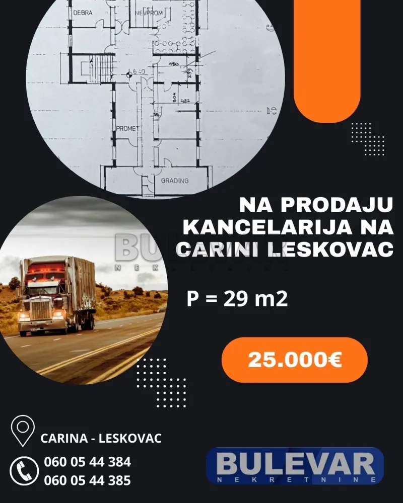 Poslovni prostor, Zele Veljković, Leskovac