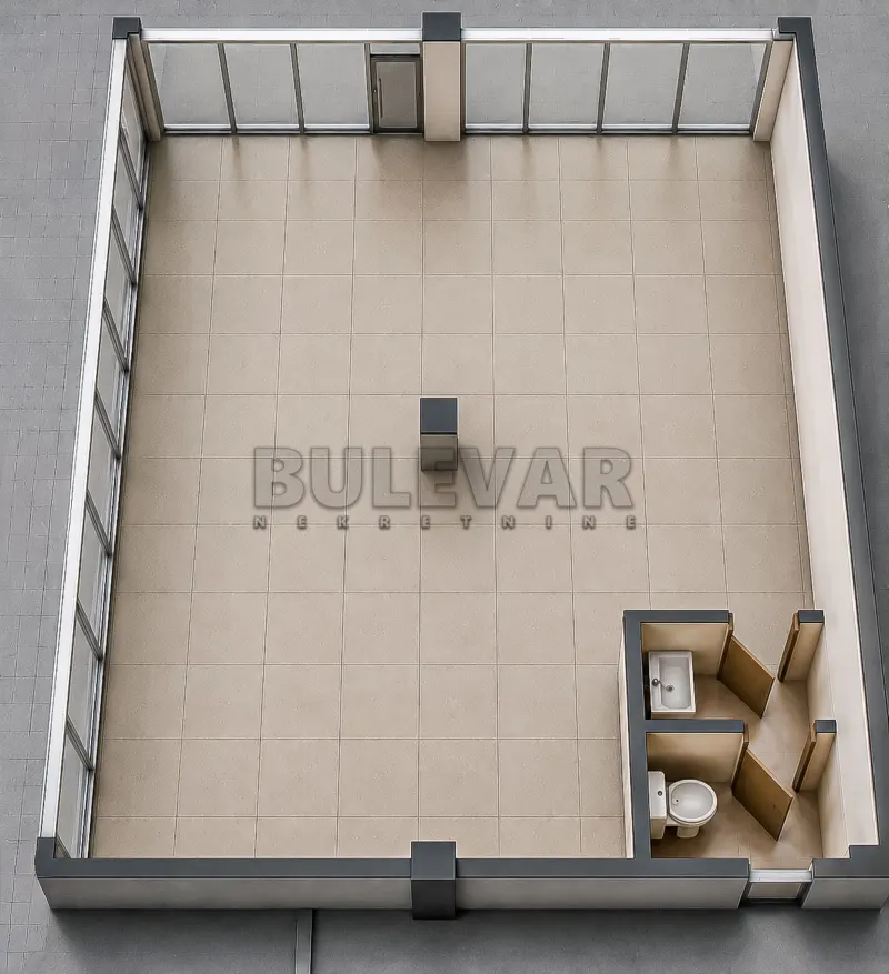 Garsonjera - Studio poslovni prostor, Ćele kula, Niš